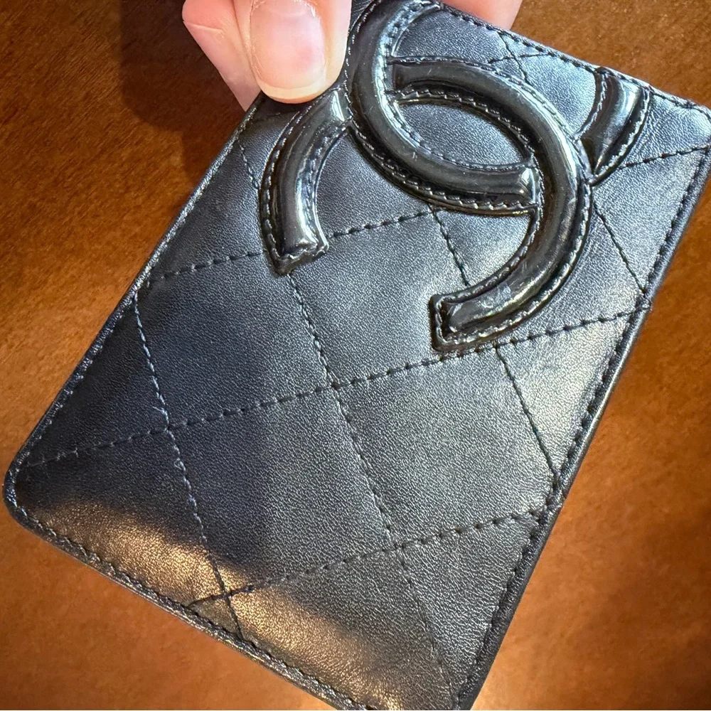 CHANEL Black Quilted Cambon Card Case - Picture 13 of 13